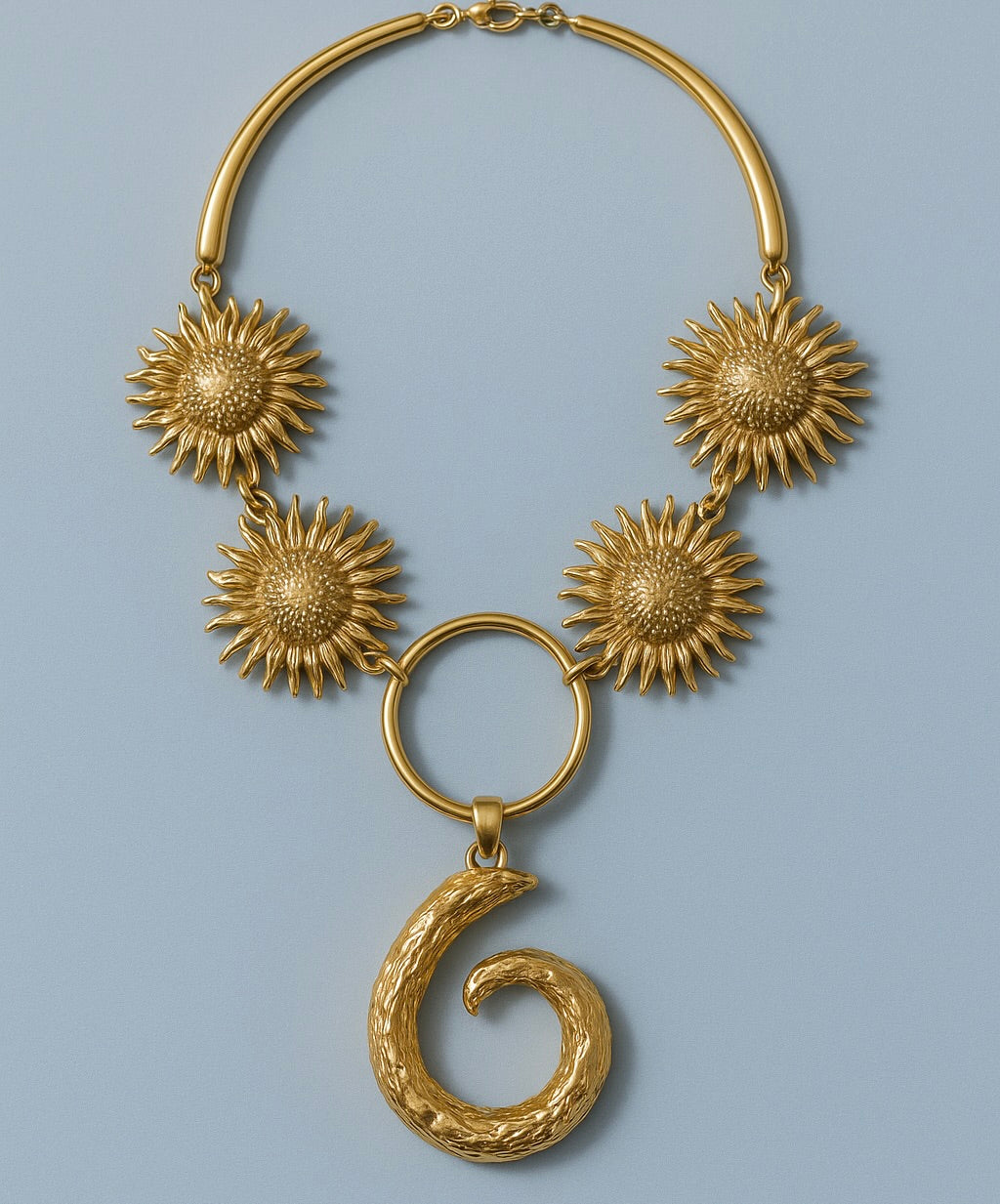 Sunshine Spiral Necklace