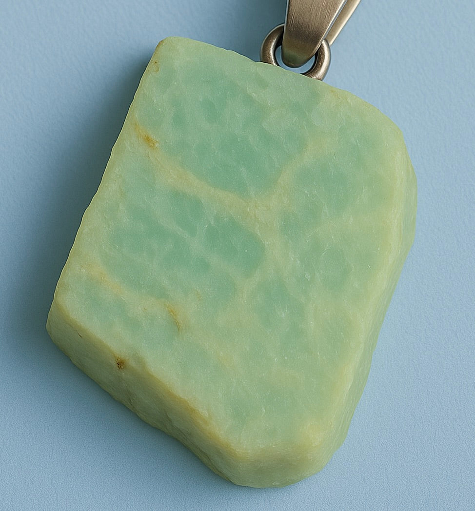 Green Serenity Stone Charm