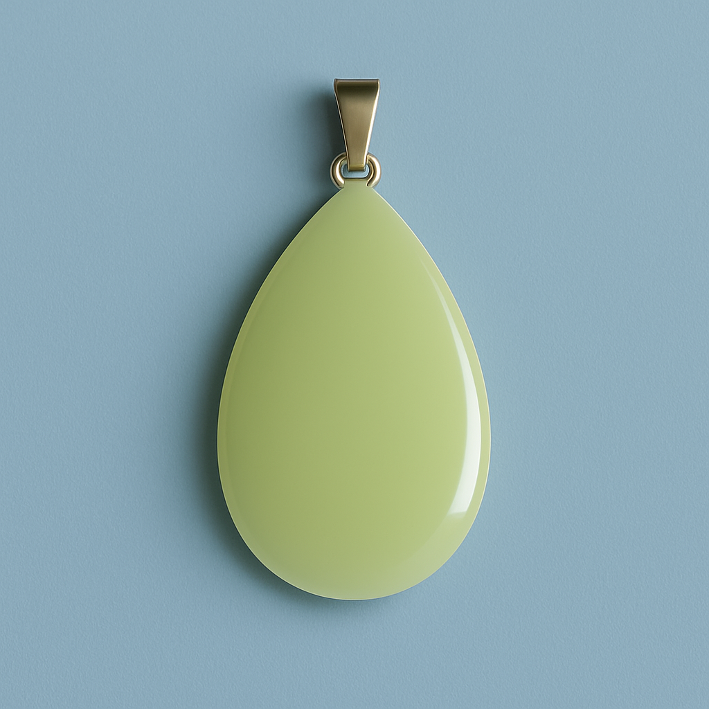 Fresh Green Drop Charm