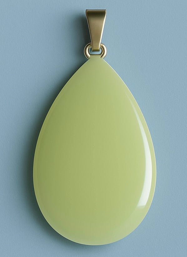 Fresh Green Drop Charm