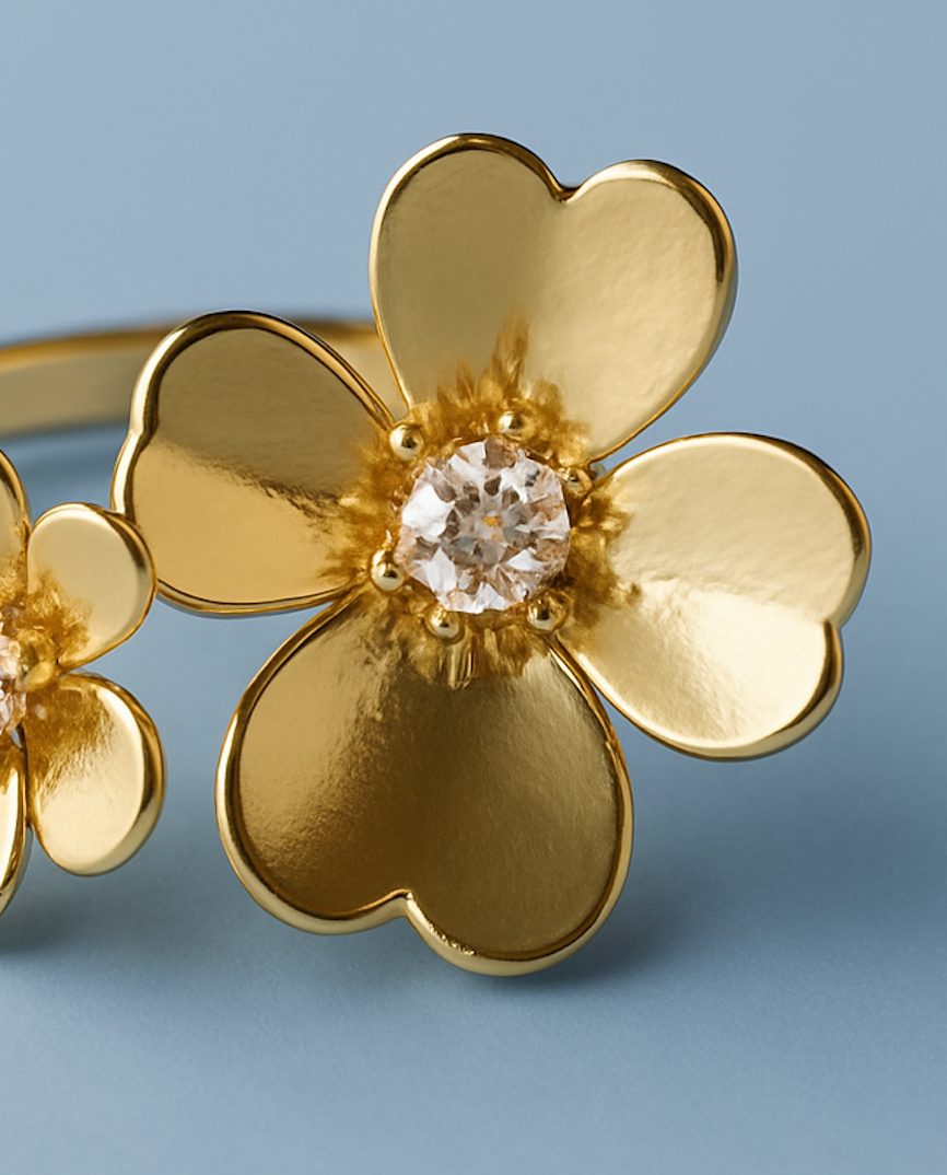 Golden Bloom Ring