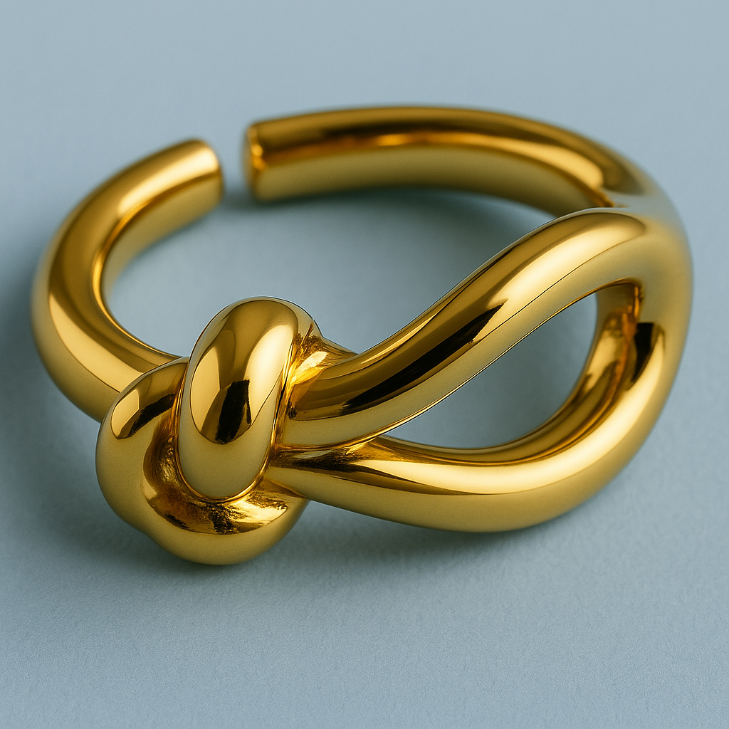 Golden Knot Promise Ring