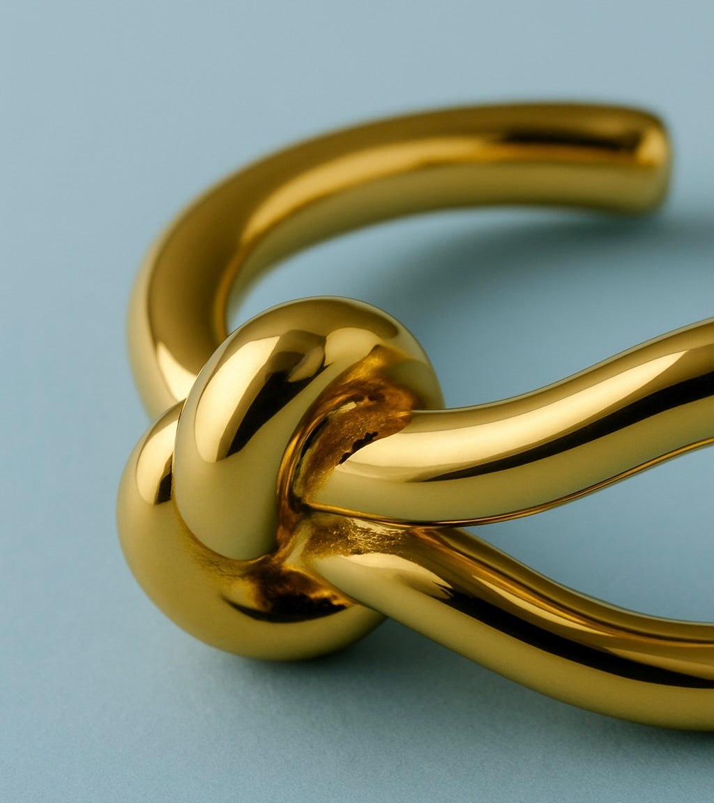 Golden Knot Promise Ring