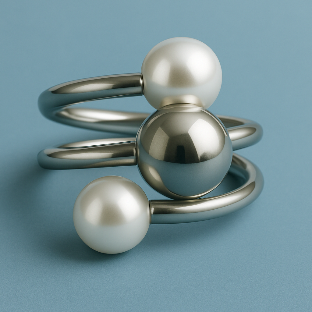 Pearl Orbit Ring