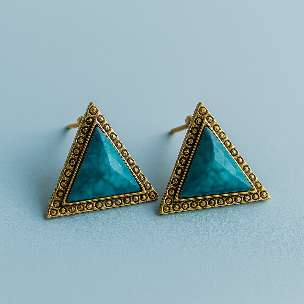 Golden Sky Stud Earrings